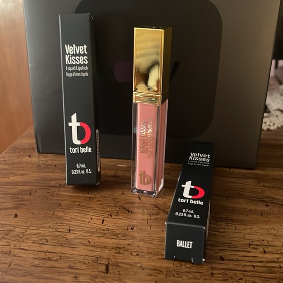 BNIB Tori Belle Cosmetics Velvet Kisses liquid lipstick in “ballet” shade. - Picture 4 of 4